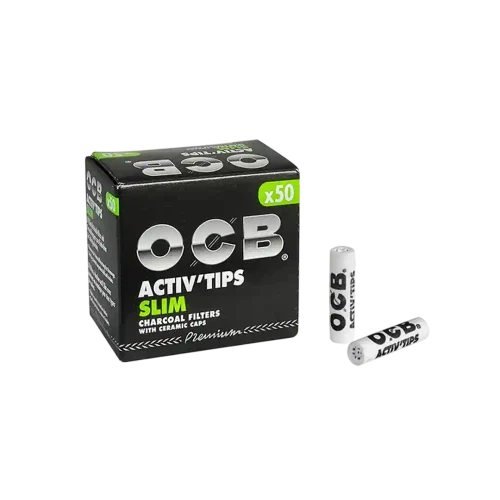 Фильтры для сигарет Фильтры OCB SLIM CHARCOAL PREMIUM (пакет 50 шт.)
