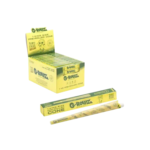 KS Bamboo Unbleached Pre-Rolled Single Cones