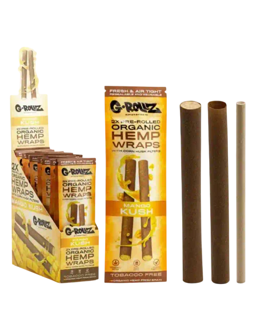 2x White Chocolate Pre-Rolled Hemp Wraps