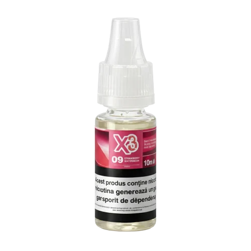 X3 E-Liquid 10 ml. Strawberry Bubblegum Ice #9
