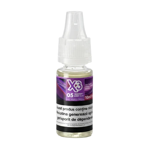 X3 E-Liquid 10 ml. Midnight berry colada #5