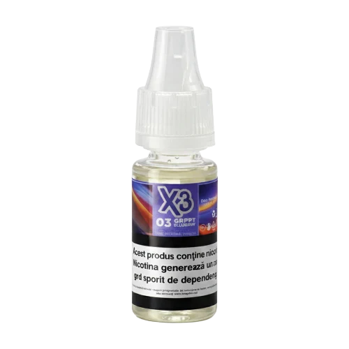 X3 E-Liquid 10 ml. Grapefruit Blueberry #3
